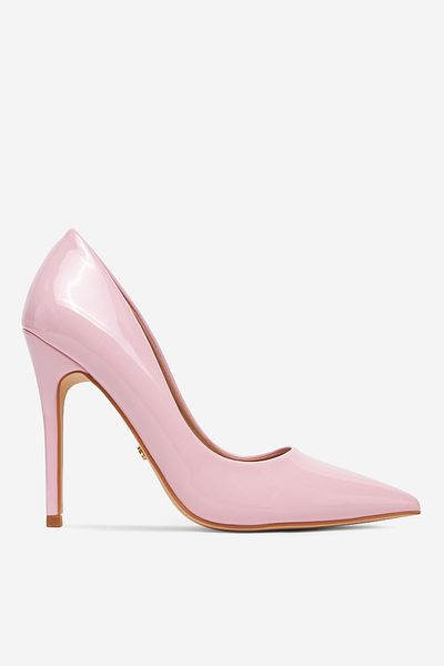 DeeZee Women's Pumps on a high heel low pink stiletto 36