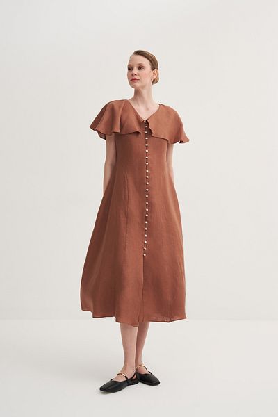 Jorbinol Flax Midi Dress with Flywheel