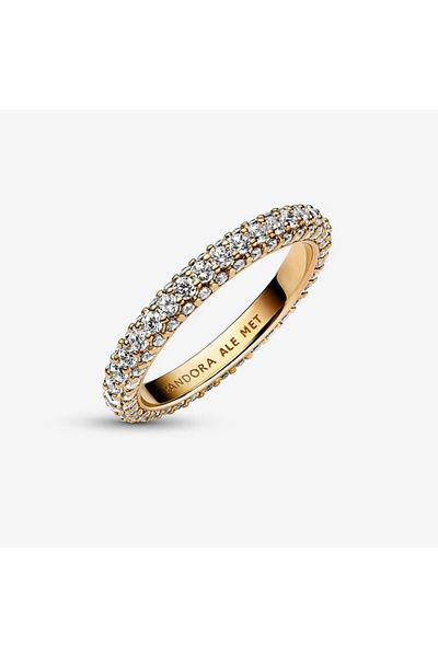 Pandora Inel Pandora Timeless Sparkling pave cu Zirconiu - Aur 14K - 52mm