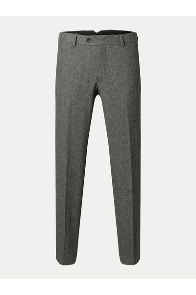 Selected Homme Men's fabric trousers 16094333 Gray