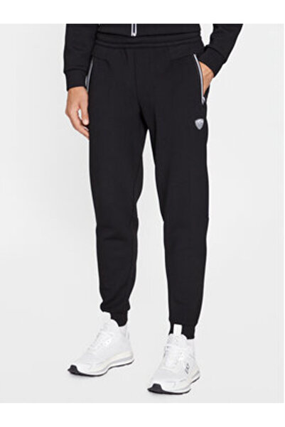EA7 Emporio Armani Pantaloni de trening bărbătești negri EA7 EMPORIO ARMANI-8...