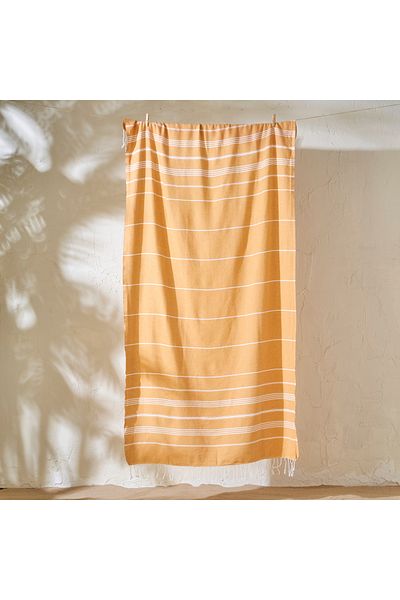 Bella Maison 100% памук Alora Peshtemal Mustard (95X180 CM)