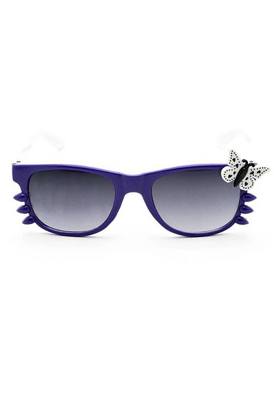 Takı Dükkanı Extoll Colorful Girl's Sunglasses with Butterfly ex253