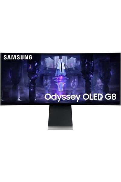 Samsung 34" OLED LS34BG850SUXUF 0.03MS 175Hz HDMI-DP Kavisli Gaming Monitör (...