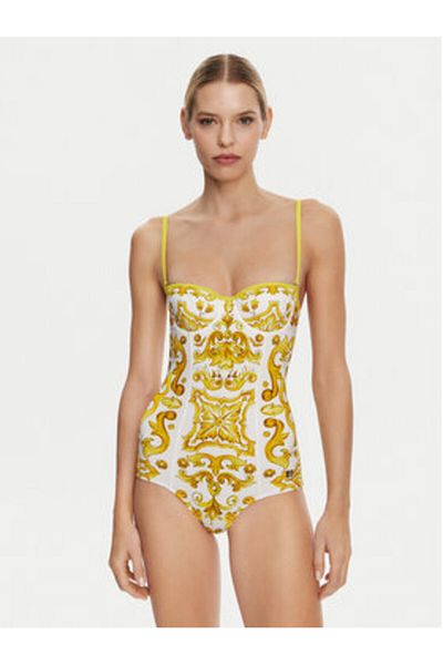 Dolce&Gabbana Costum de baie Dolce & Gabbana pentru femei O9A13J ONO19 Galben