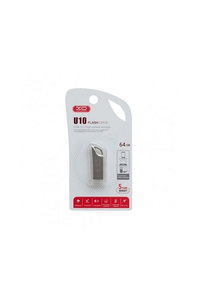 design xo USB Memory XO, U10 Flash Drive, 64GB Silver
