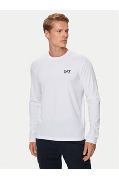 EA7 Emporio Armani Ανδρικό μακρυμάνικο 8NPT28 PJVQZ Λευκό