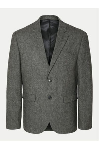 Selected Homme Men's Jacket 16094332 Gray