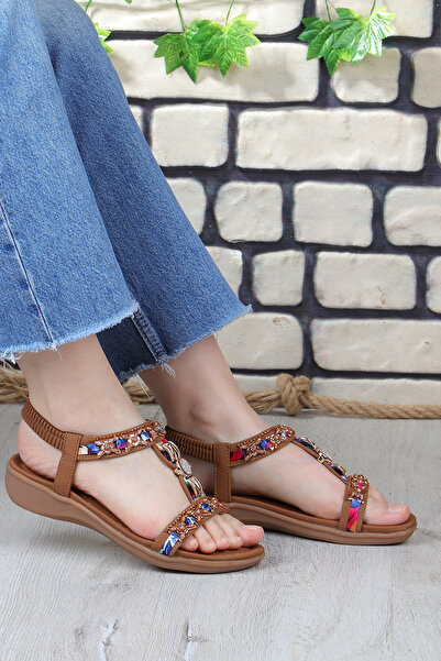 Vojo Γυναικεία πέδιλα Gj Diamon Anatomical Stone Λεπτομερή ελαστικά