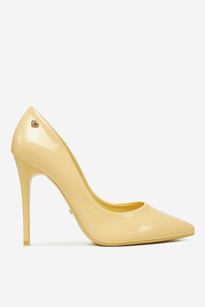 DeeZee Pantofi cu toc înalt și stiletto galben, model 40, pentru femei