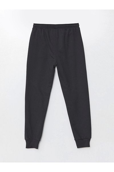 LC Waikiki Lcw Kids Anthracite Boys' Jogger Sweatpants with Elastic Waistband