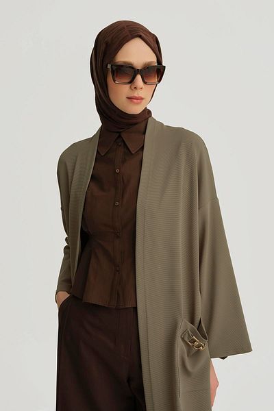Armine Wear and Go with Chain Detail 25Yt521 Khaki
