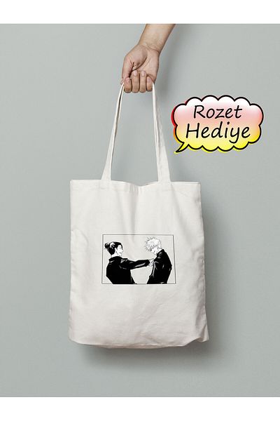 Akumastik Jujutsu Kaisen Anime Bag - Gojo Satoru Geto Suguru - 35x40 cm Tote Bag