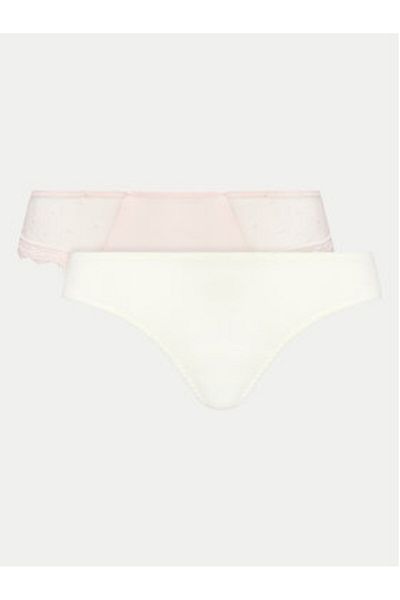DORINA Women's Set of 2 pairs of classic briefs FXBF0060ME029 Ecru, Pink