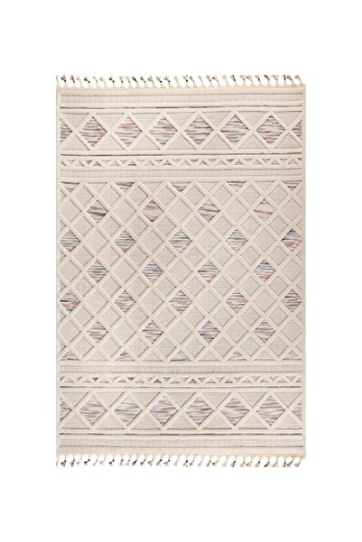 GÜMÜŞSUYU Deco Alvin 12731 Yeni Yüksek Kalite Modern Kabartmalı Örgü Saçaklı ...