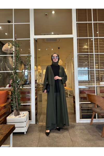 NS Moda Hijab Dream Suit Khaki Model-540