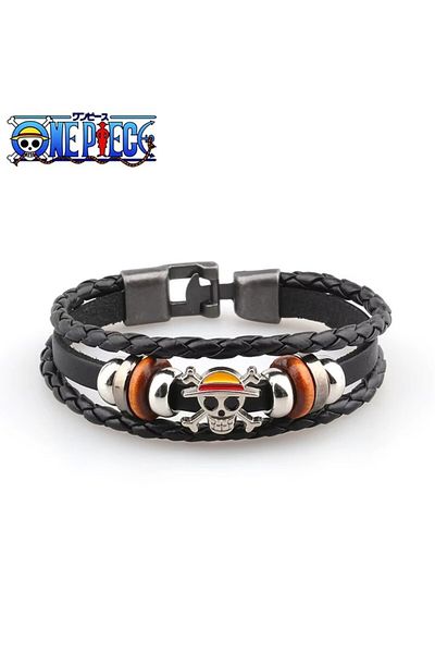 BANDAI 20cm Bracelet-3PCS Anime One Piece Bracelet Animation peripherals Toys Accessories European and Amer