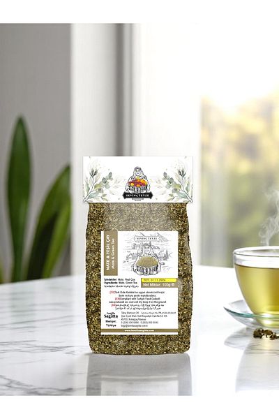 Organik Teyze Joy Aunt Aunt Mate & Green Tea 100g