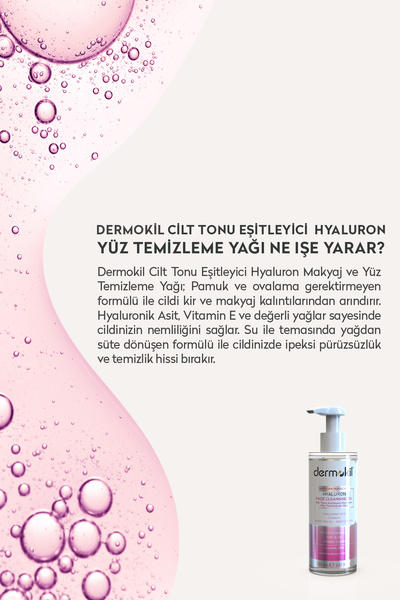 Dermokil Hyaluron Yüz Temizleme Yağı 150 ml