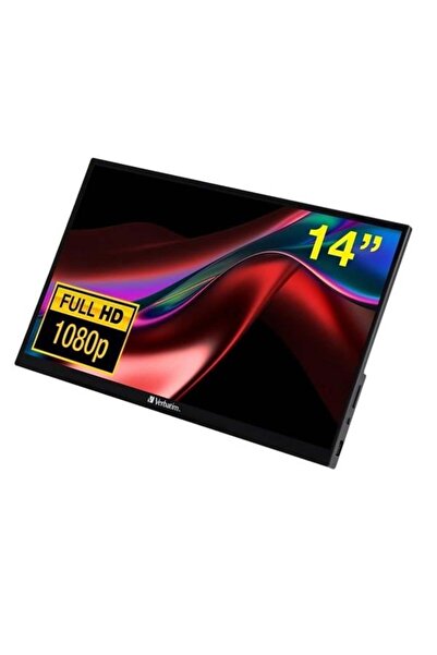 Verbatim 14" IPS DOKUNMATIK PMT-14 6MS 60HZ HDMI-USBC TAŞINABİLİR MONİTÖR 192...