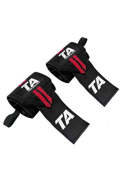 Torq Athletics Pro Wrist Wraps 2-Pack - Black Red