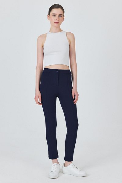 Rays Laci High Waist Rib Stitching Detailed Leggings Trousers 6875A