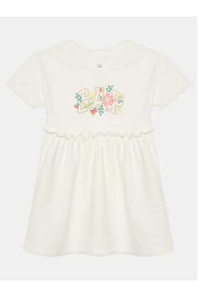 GAP Rochie casual pentru fete 736116-01 Ecru
