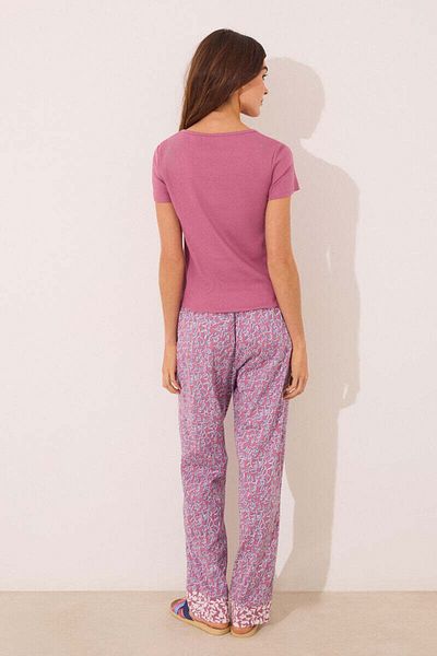 Women'secret Pink cotton short sleeve sleeved pyjamas