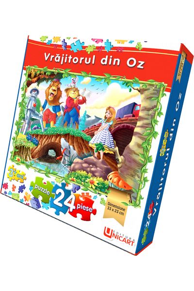 Editura Unicart Puzzle 24 pieces - The Wizard of Oz 33x23 cm