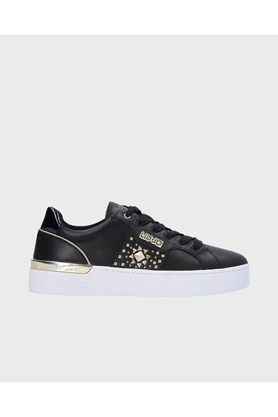 Liu Jo Black shoes with gold appliqués