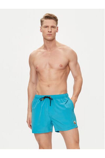 SAVE THE DUCK Pantaloni scurți de baie pentru bărbați DW1222M-RIPO18 albaștri