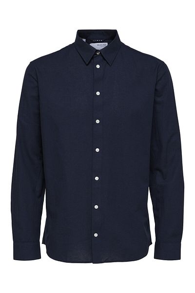 Selected Homme Cămașă bărbătească 16079052 bleumarin