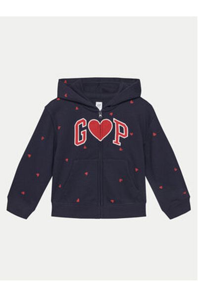 GAP Hanorac pentru fete 576630-01 Bleumarin