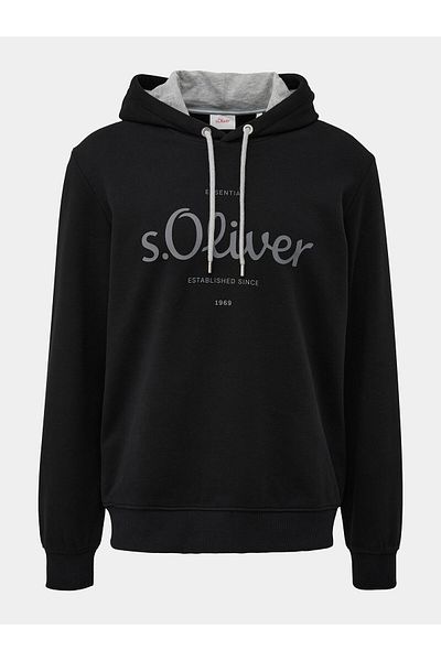 s.Oliver s oliver Mens Sweatshirt 10.3.11.14.140.2132732 Black