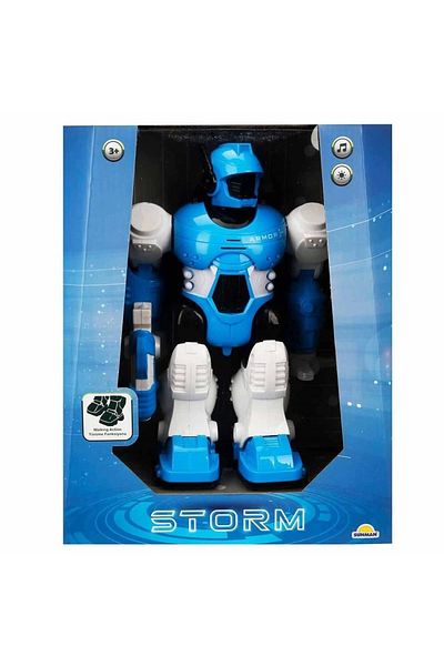 LiderGlobal Storm Brave Walking Robot with Sound and Light 25 cm