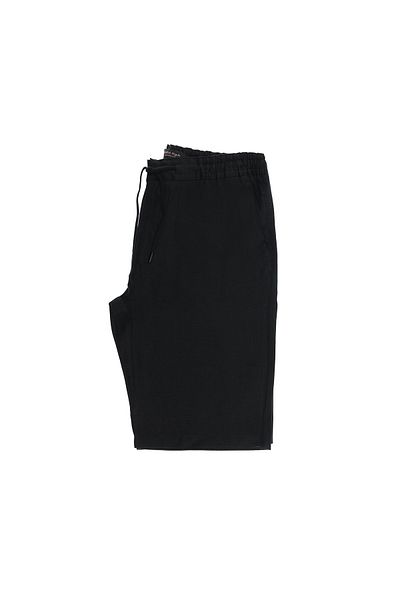 Kiğılı Linen Bermuda Shorts with Elastic Waist
