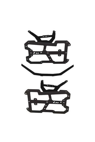 GP KOMPOZİT GP Kompozit SYM NH T 200 2024 Uyumlu Yan Çanta Demiri Siyah