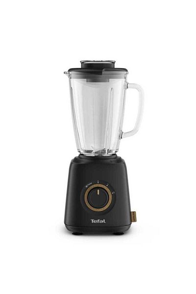TEFAL Blender Tefal Eco Respect BL46EN38 800W Sistem Smart Lock Vas din sticla termorezistenta 1.25l Negru