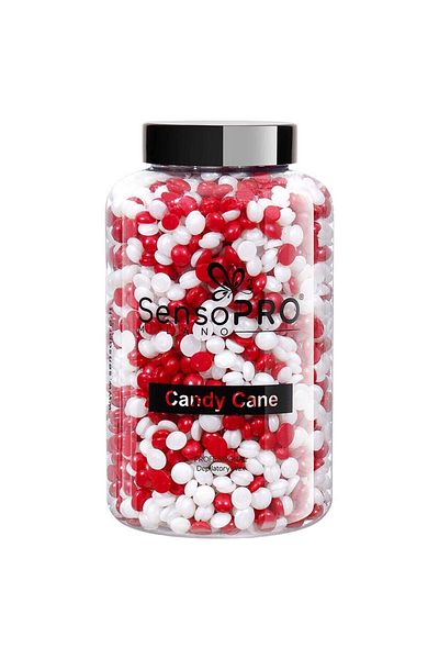 SensoPRO Milano Candy Cane Professional Elastic Hair Removal Wax, 400g