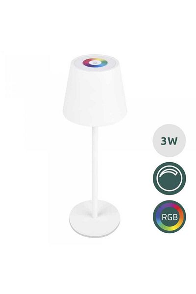 Samus LED table lamp Samus SLV360-300LM 3W 3000K Touch On - Off Buttons Dimming RGB White