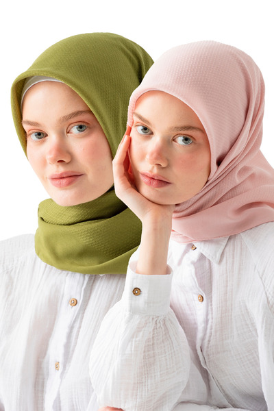 Wega Moda 2 قطعة وشاح جاكار قطني، مظهر طبيعي وعصري، وشاح قطن جاكار، وشاح قطن ...