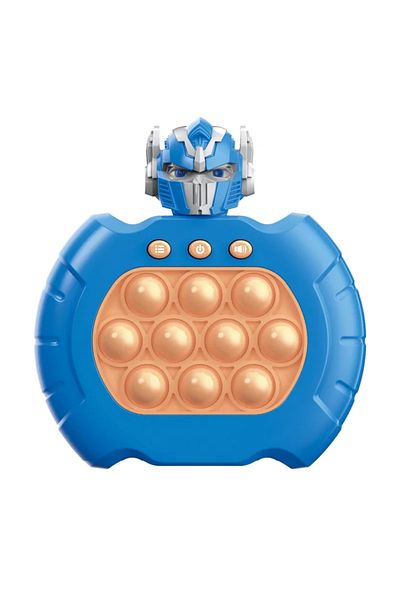 OEM Joc interactiv Pop-It Consola, antistres, cu sunete si lumini, Robotel Albastru