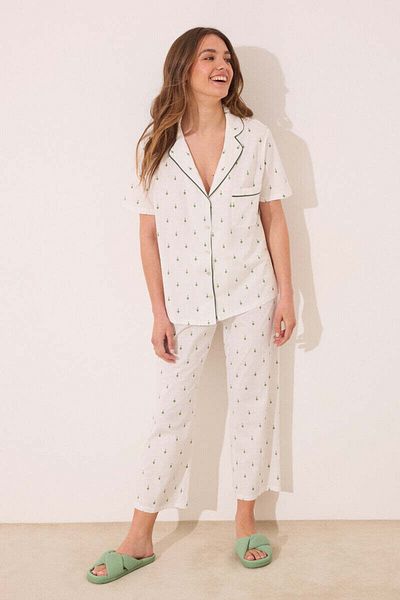 Women'secret Print cotton classic pyjamas