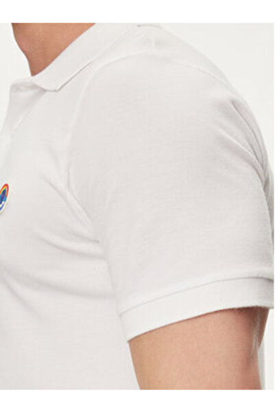 SAVE THE DUCK Polo bărbătesc DR1213M-BATE18 Alb