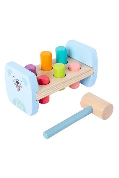 OEM Banc de lucru cu Ciocanel, Jucarie Motrica cu Animalute, Montessori, Catel
