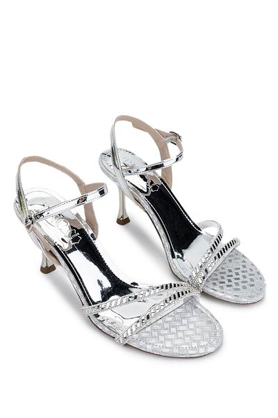 Tamer Tanca Women's Vegan Gray Heeled Shoes
