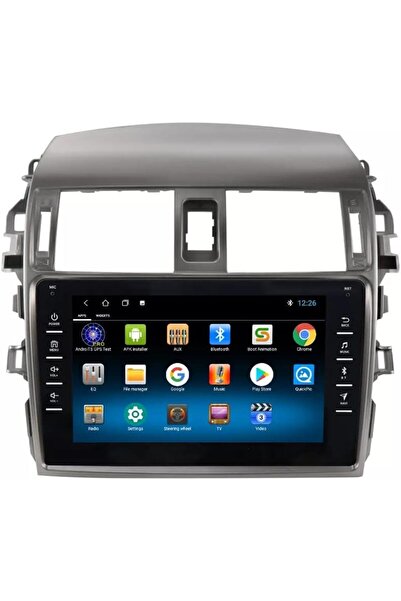 fabrik مشغل ستيريو للسيارة بشاشة لمس كاملة لسيارة تويوتا كورولا 2008-2013 بنظام أندرويد، شاشة IPS