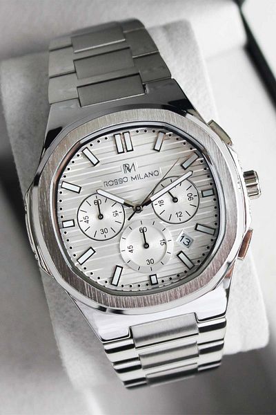 Rosso Milano Rm812632A Men's Wrist Watch with Steel Cord