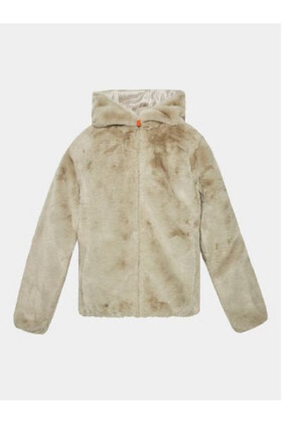 SAVE THE DUCK Girl Fur Coat J33540G-FURY17 Beige