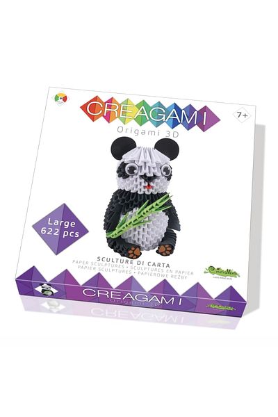 DanyCris Creagami 3D Origami - Panda, 622 pieces